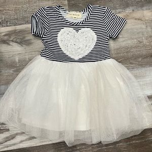Btween Sparkle Heart Dress